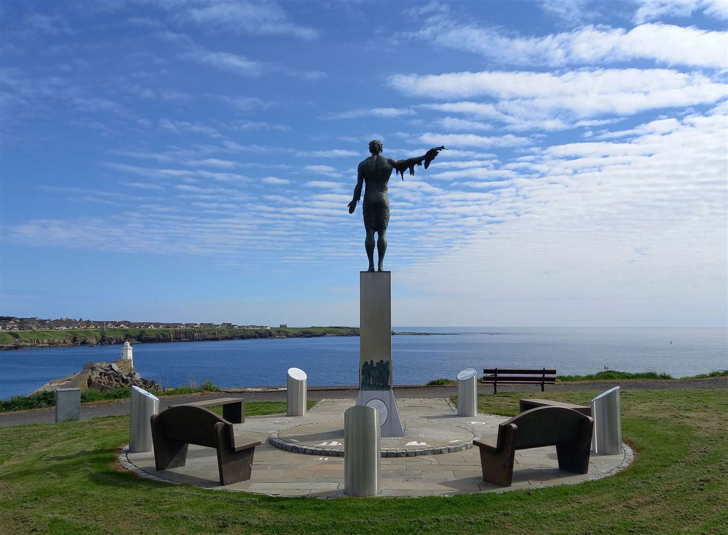 Matthew Towe sent this image of the Seafarers' Memorial in Wick.
