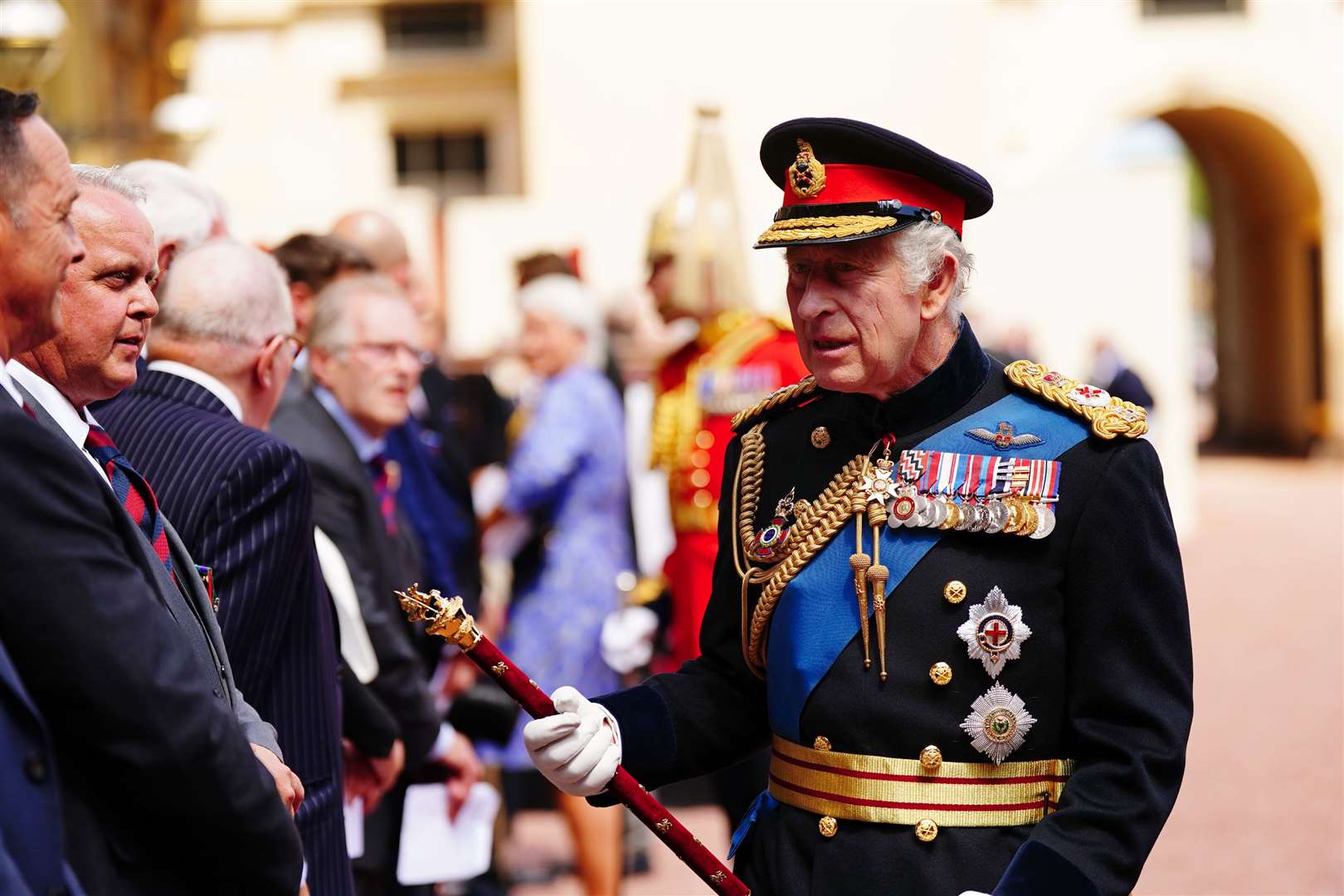 The King has announced further military appointments for members of his family (Victoria Jones/PA)