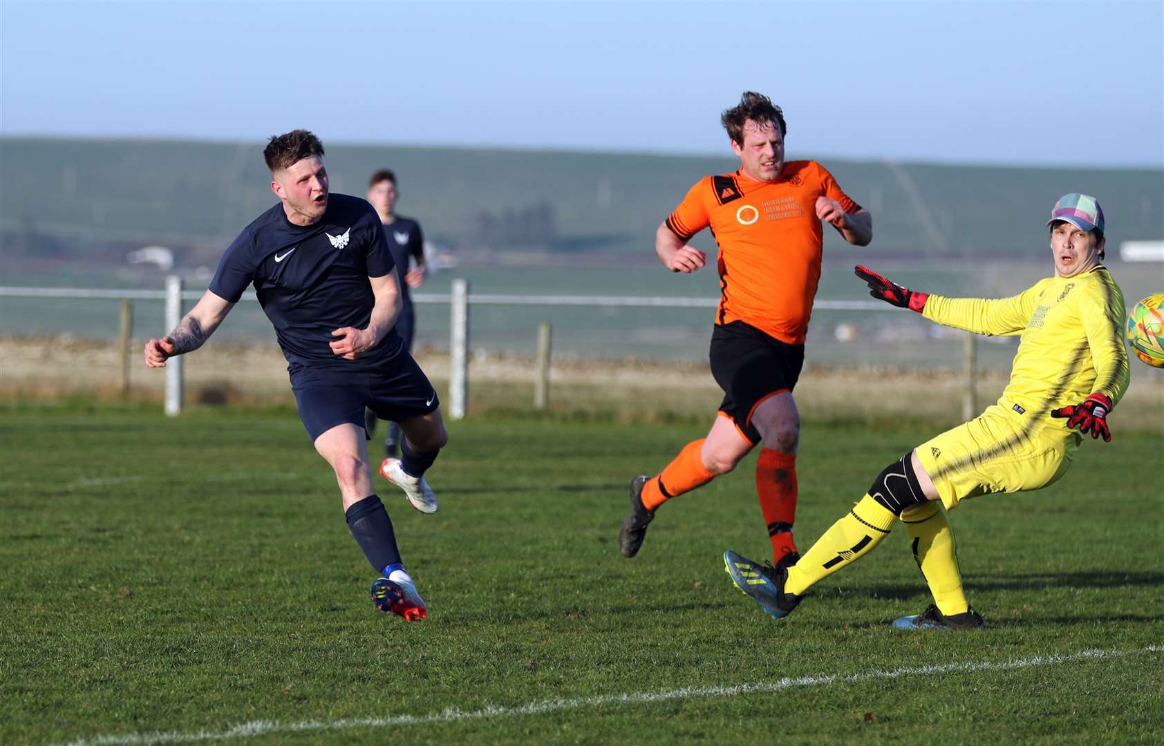 Kuba Koziol scored for High Ormlie Hotspur.