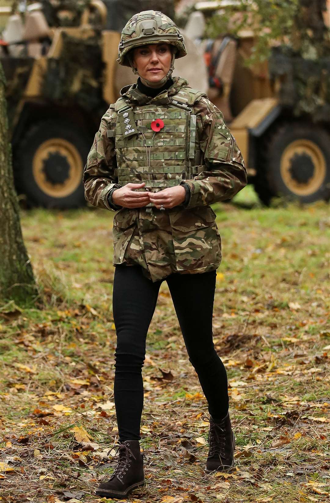 The Princess of Wales in November during her first visit to 1st The Queen’s Dragoon Guards at Robertson Barracks, Dereham, Norfolk, since being appointed Colonel-in-Chief by the King in August (Chris Radburn/PA)
