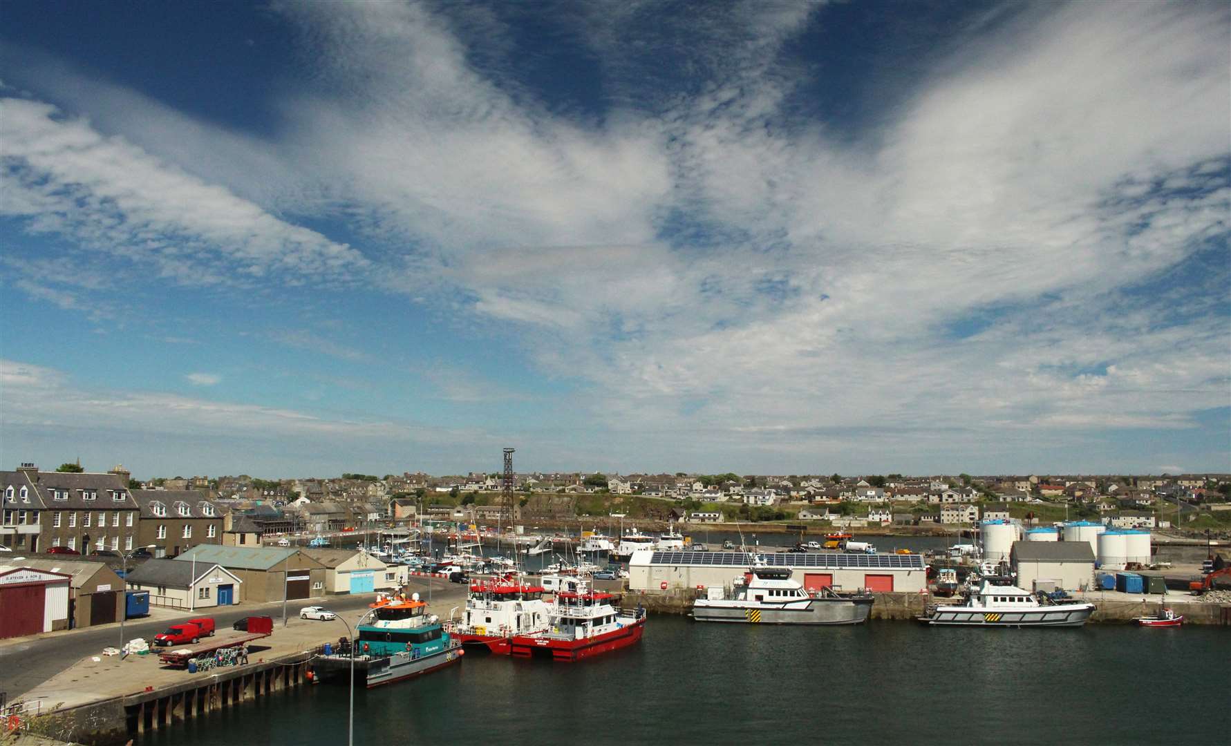 There was positive feedback about Wick harbour, which is seen to be thriving.