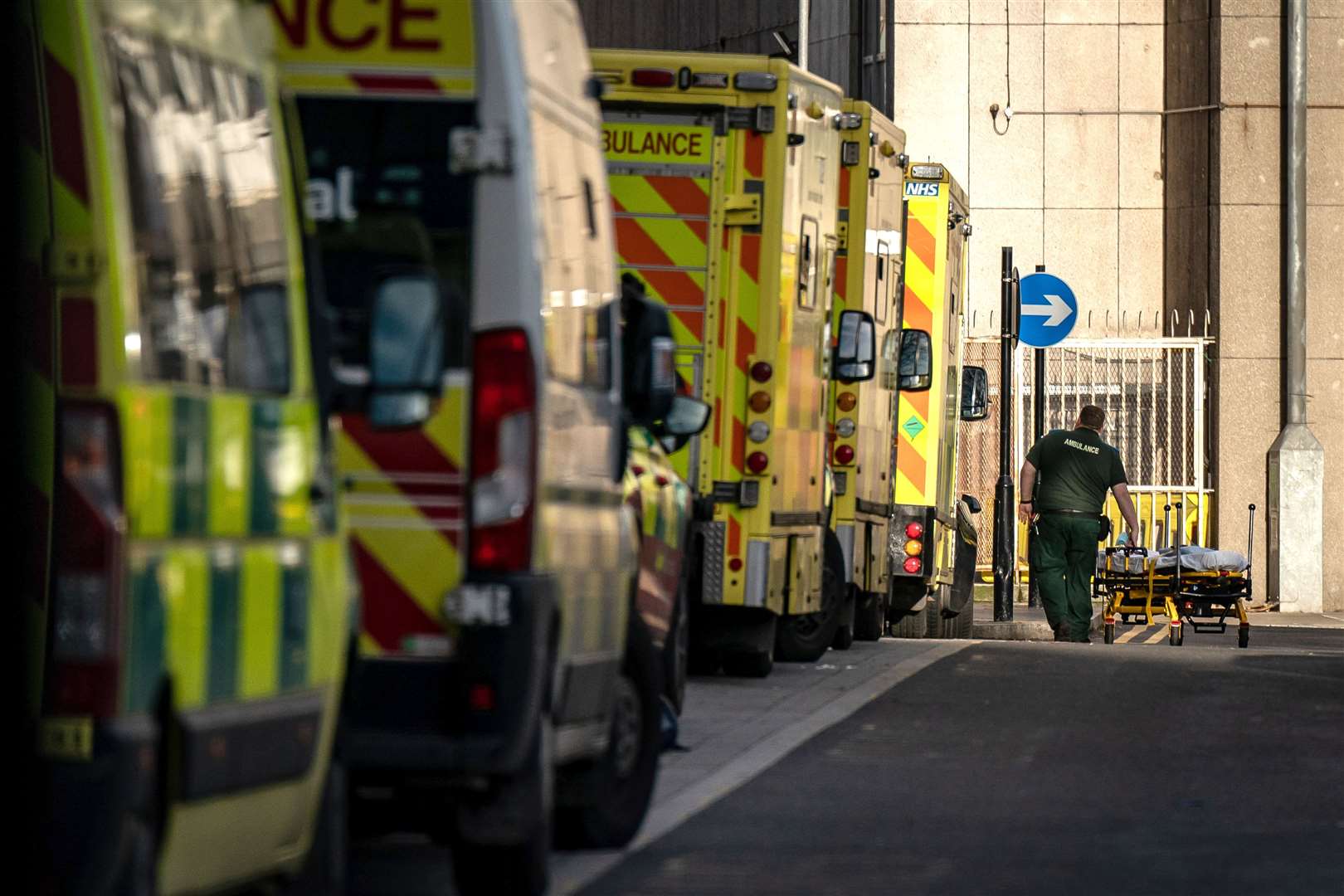 A&E departments have been struggling this winter (Aaron Chown/PA)