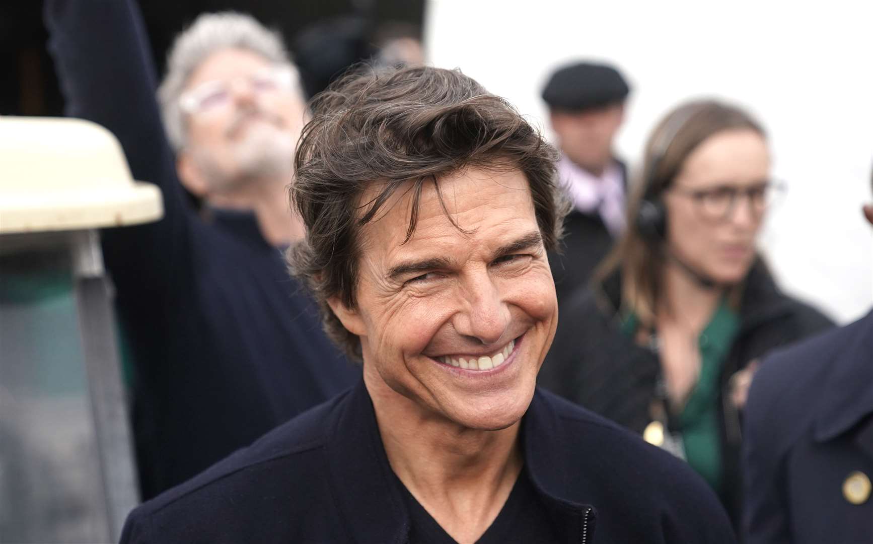 Tom Cruise will make an appearance via video (Steve Parsons/PA)