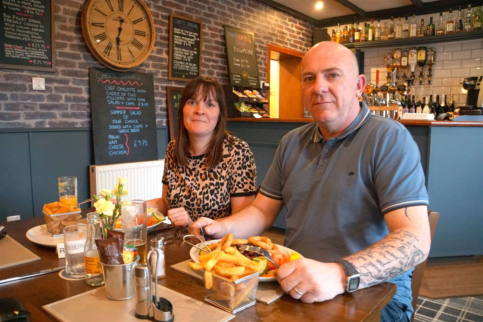 John and Nicola Russell have been overwhelmed with the response to the refurbished hotel.