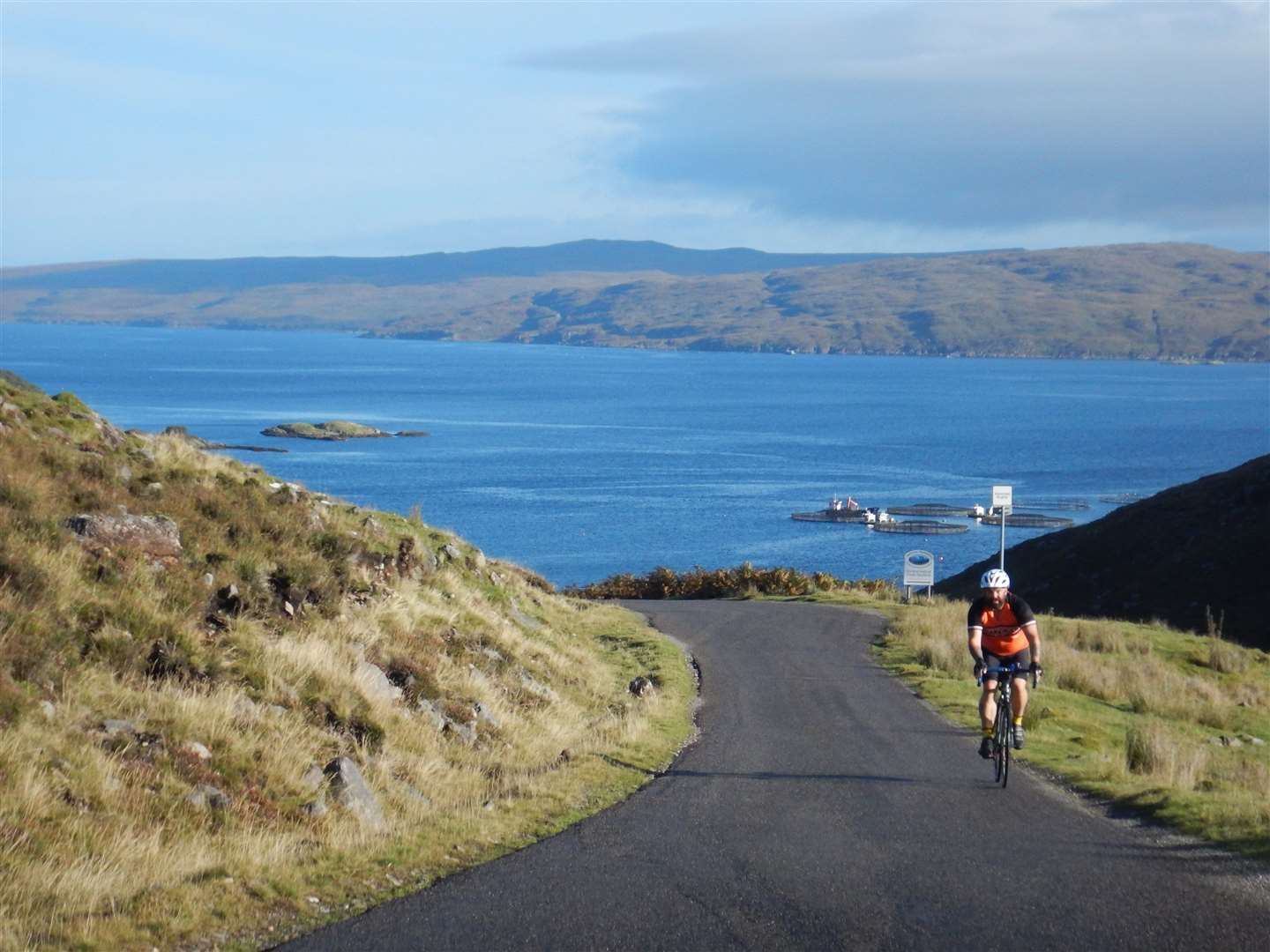 Enjoying quiet roads on the west coast.Picture: John Davidson