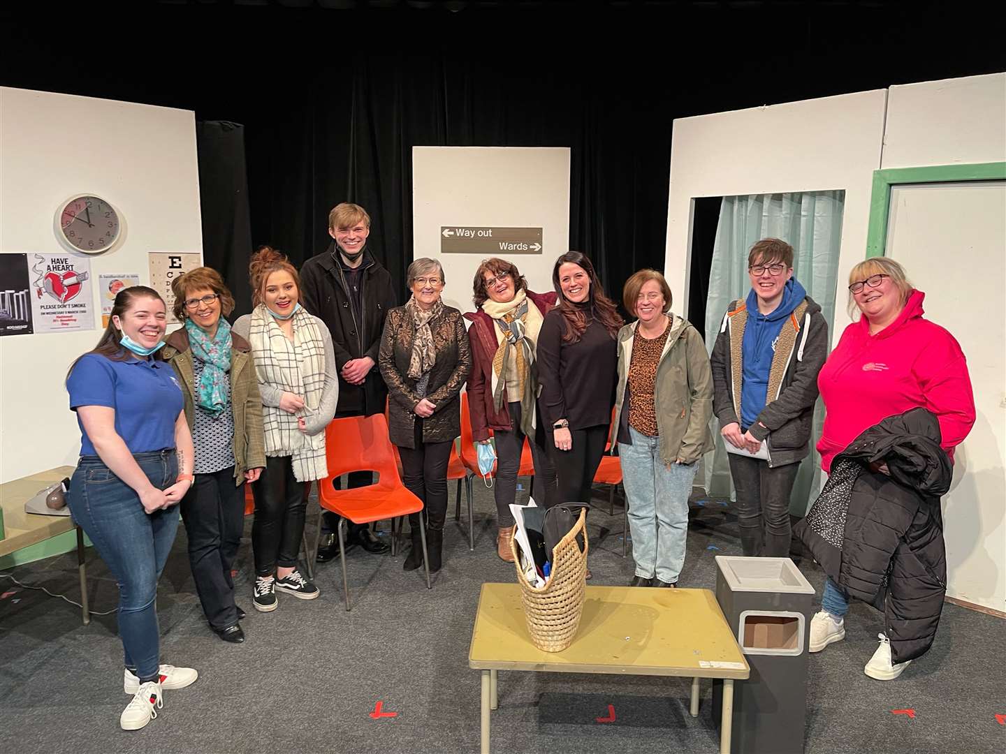 The cast of Womberang by the Wick Players. Picture: John Firth