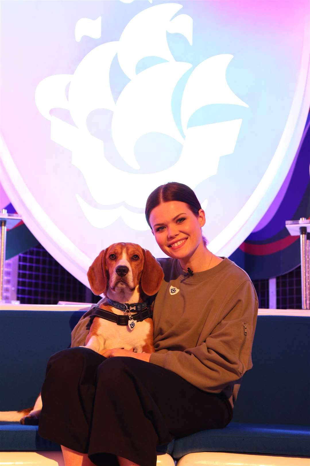 Lindsey Russell with Henry (Jo Clayton/BBC/PA)