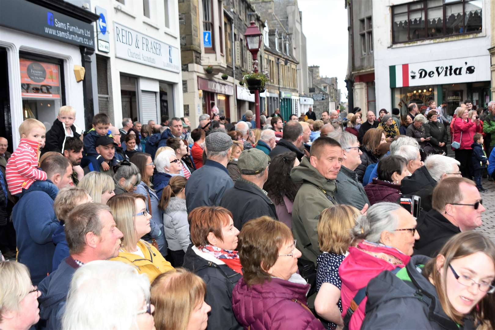 A section of the bumper crowd in the Market Square. Picture: Noel Donaldson