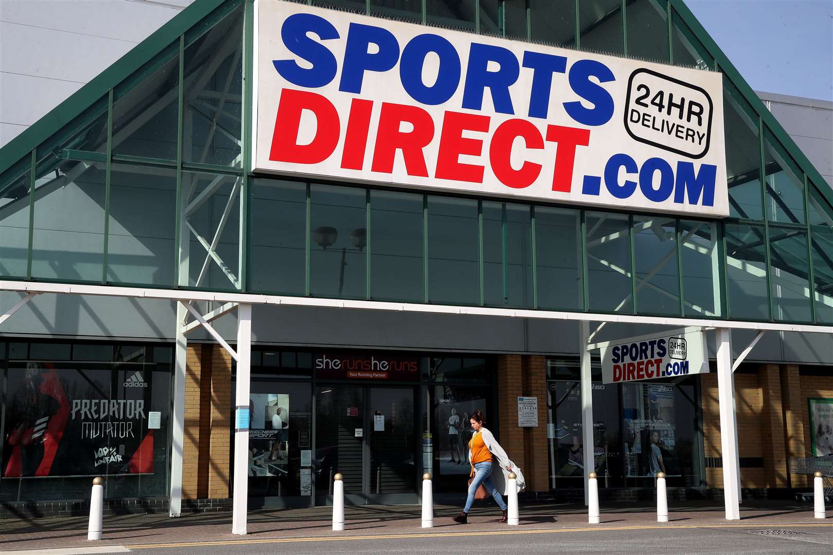 A Sports Direct store at Wrekin Retail Park in Telford (Nick Potts/PA)