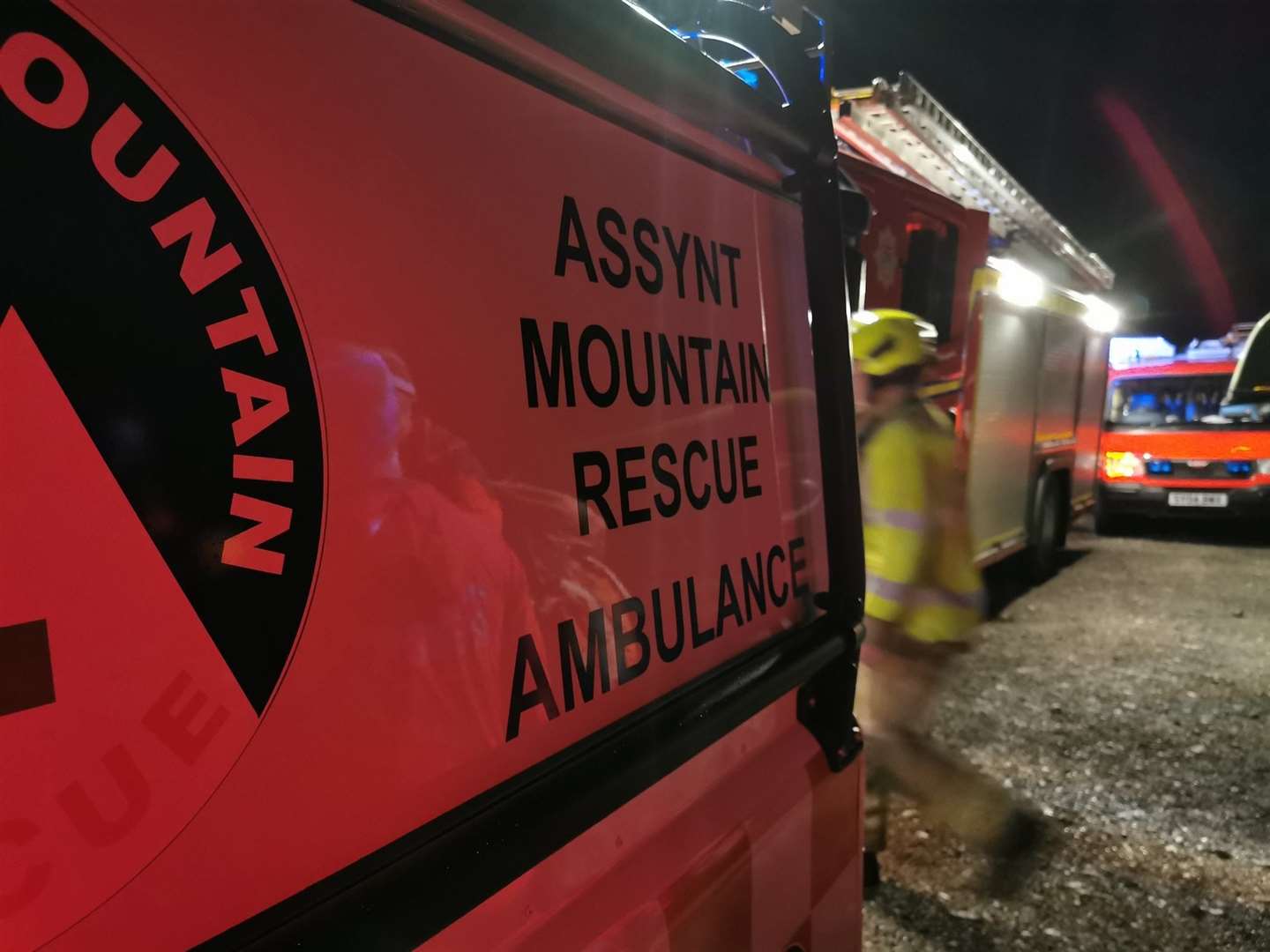 Assynt Mountain Rescue Team covers all of Caithness and Sutherland.