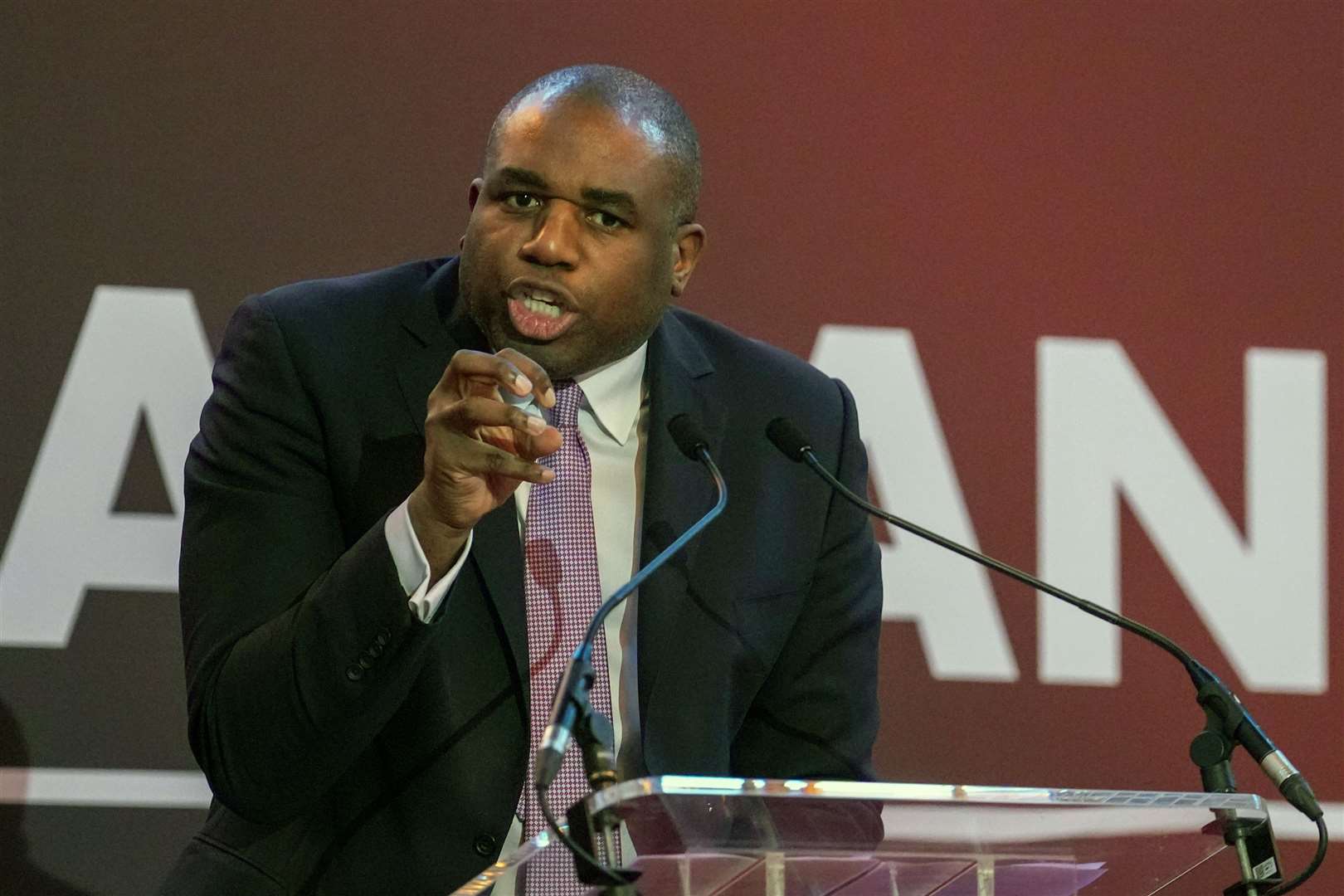 Shadow foreign secretary David Lammy said he will work with whoever is resident in the White House (PA)
