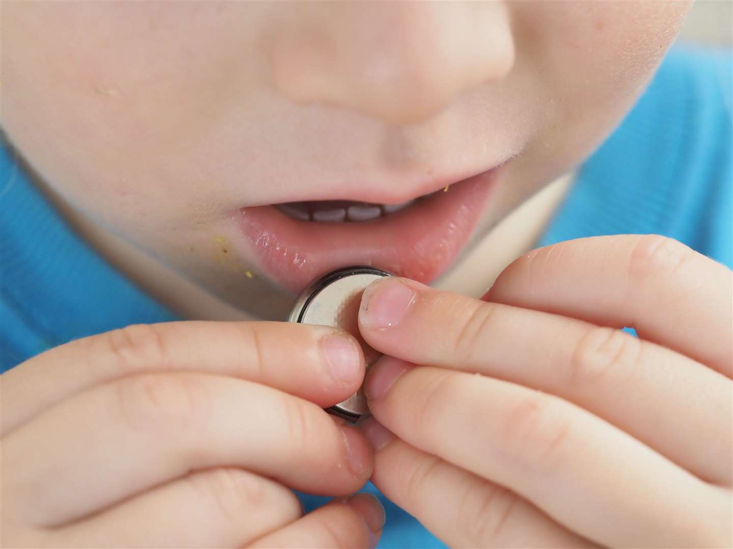 Children are at particular risk of swallowing the coin-like batteries.
