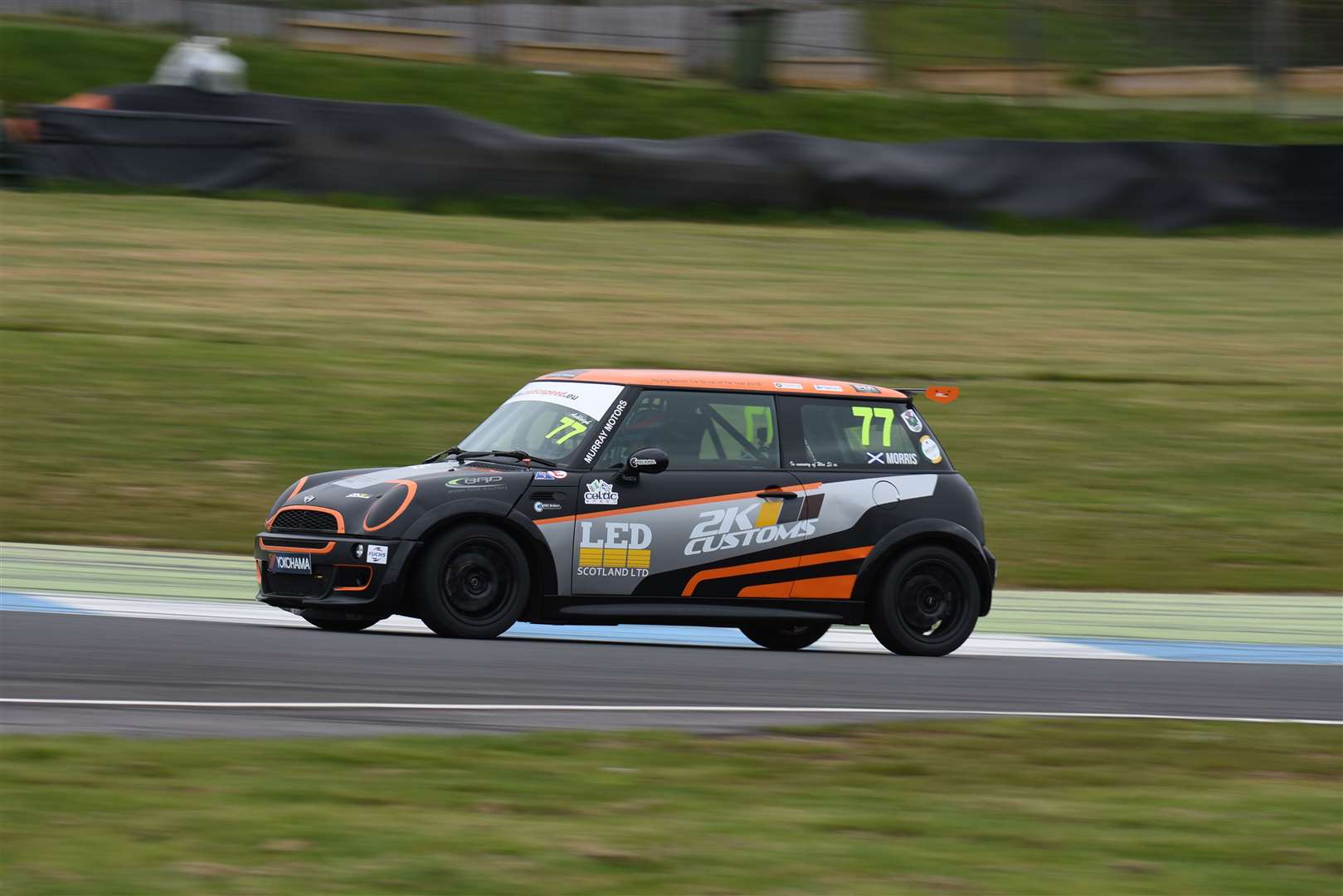 Ashleigh Morris on her way to the leading lady title at Knockhill.