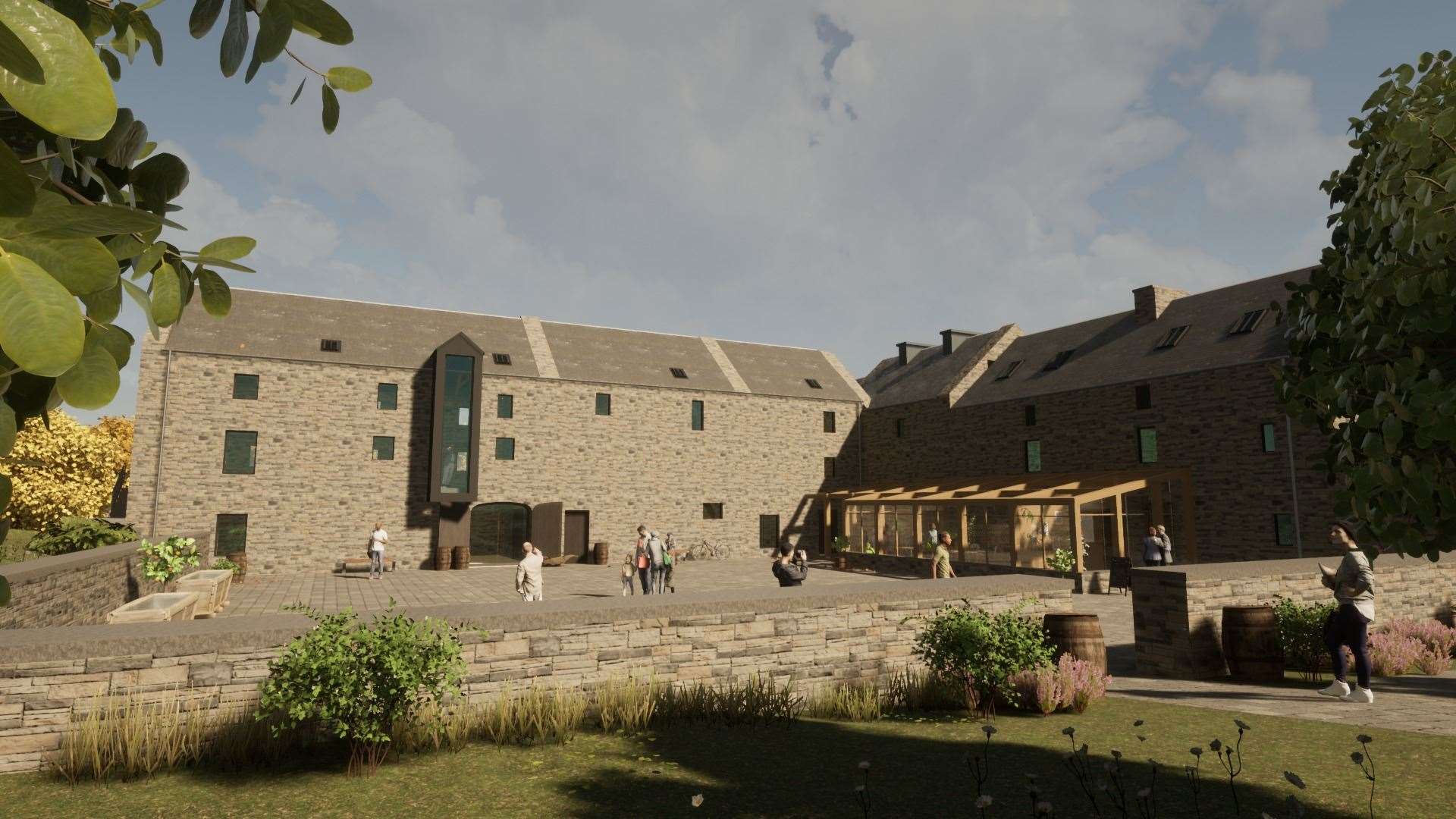 How the mill could look after the project is complete.