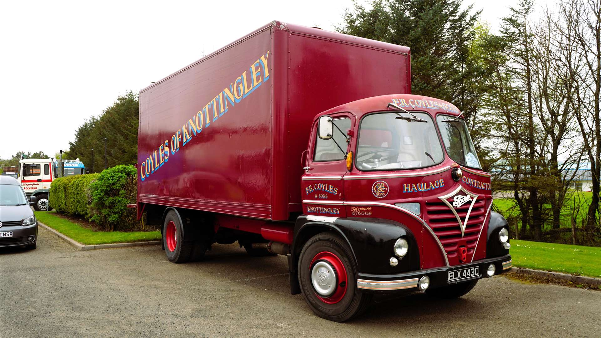 Vintage Foden lorry at the business park in Thurso. Picture: DGS