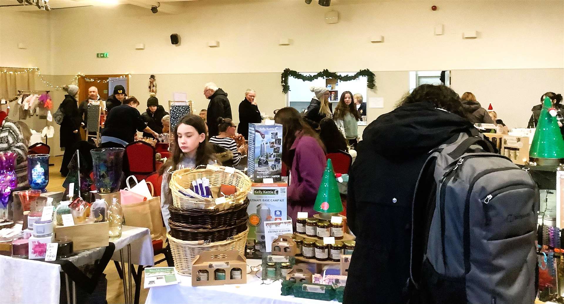 Young and old came along to enjoy the Christmas craft fair. Picture supplied