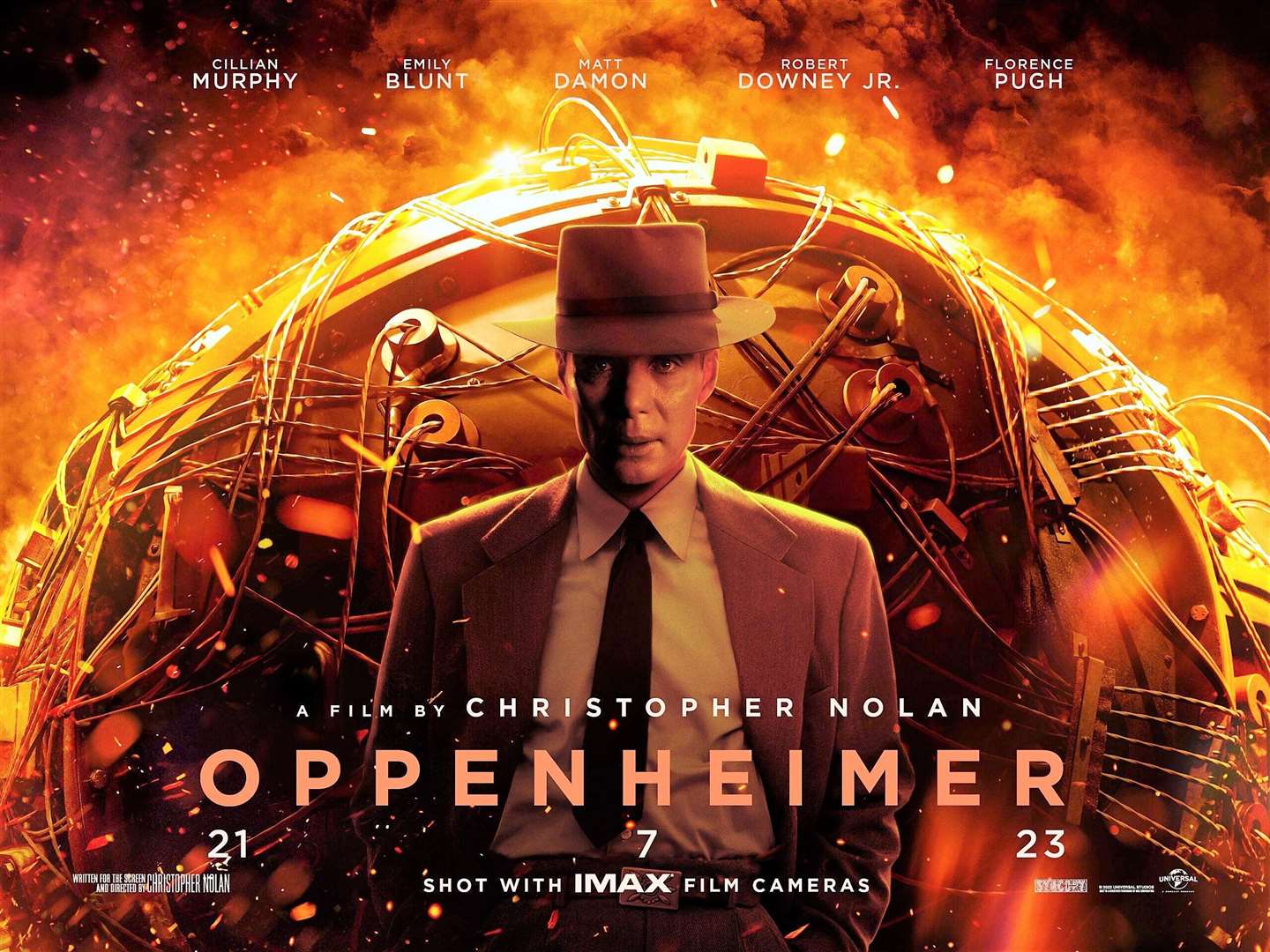 Oppenheimer movie poster.