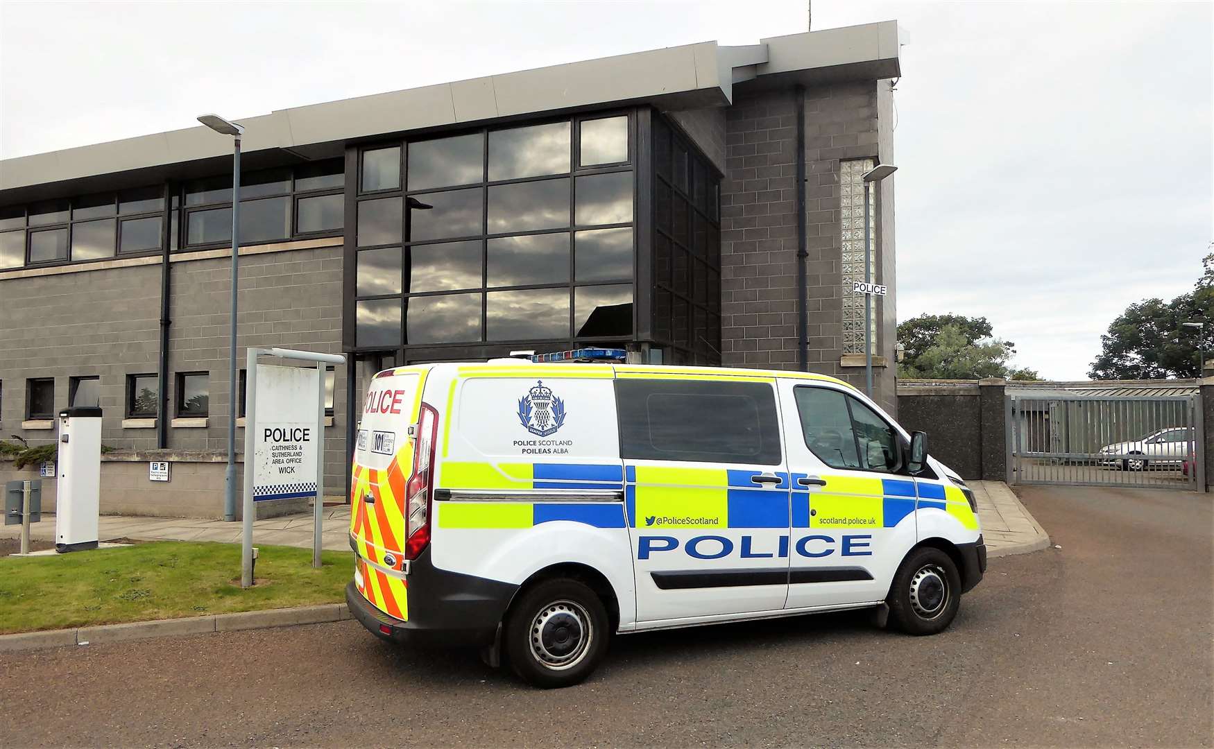 Wick police station. Picture: DGS