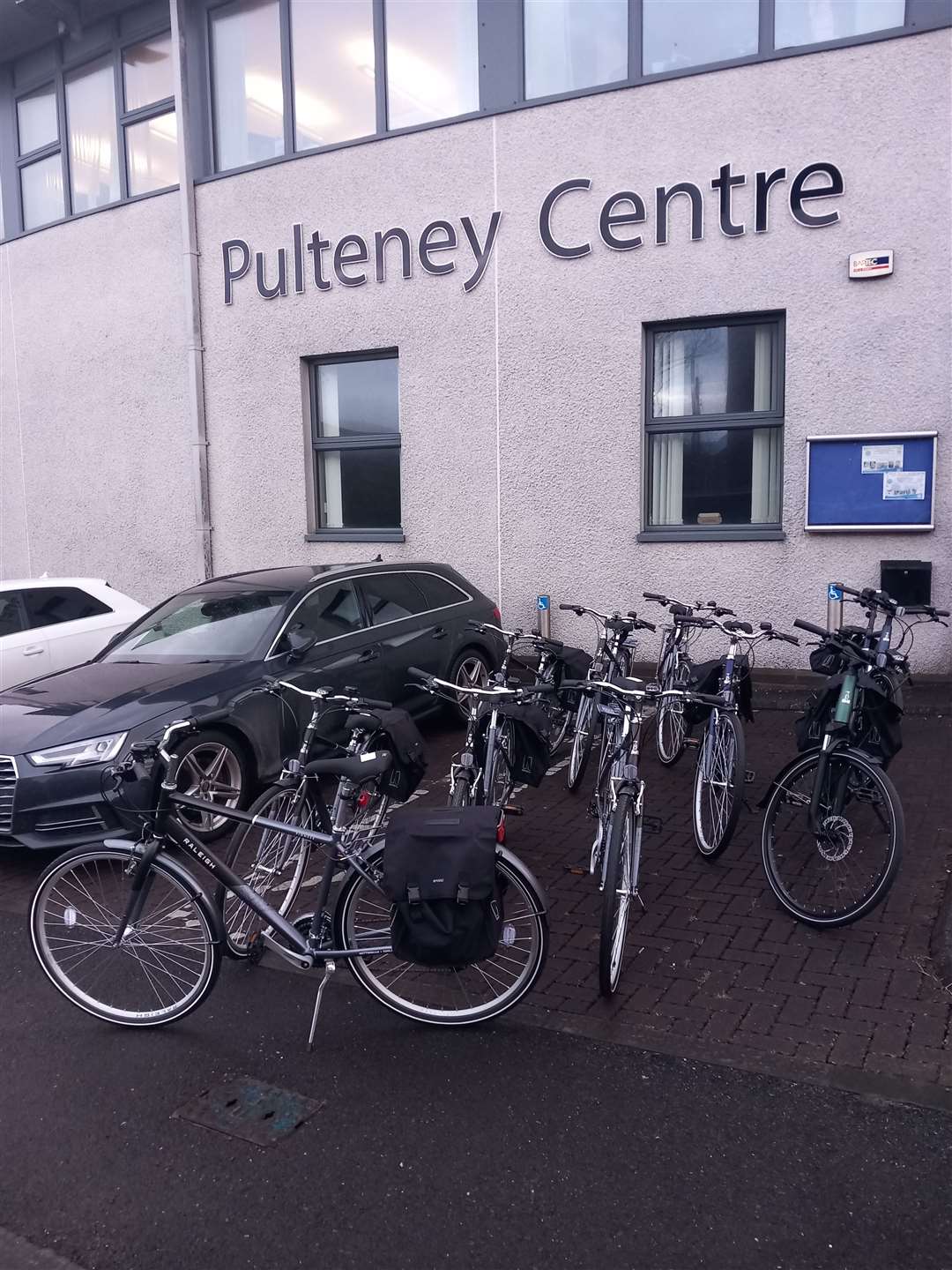 The new bikes at the Pulteney Centre in Wick, home of the PPP.