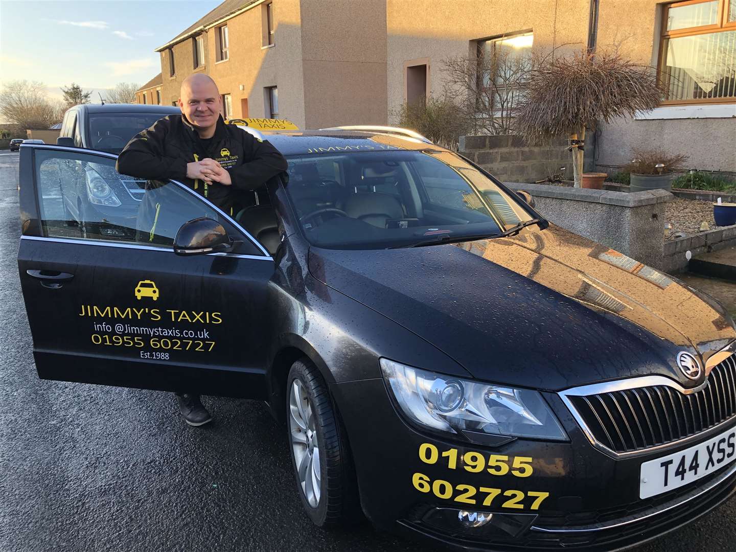 Brian Travers, owner and driver with Jimmy's Taxis.