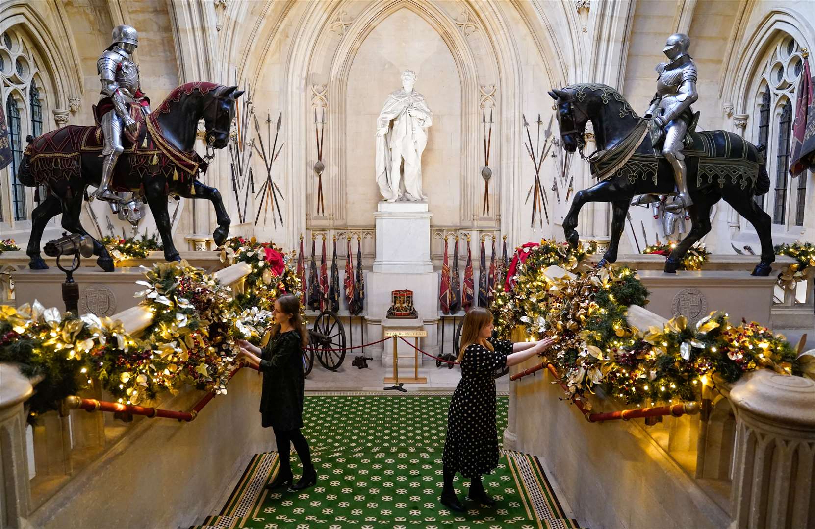 The Grand Staircase at Windsor (Andrew Matthews/PA)
