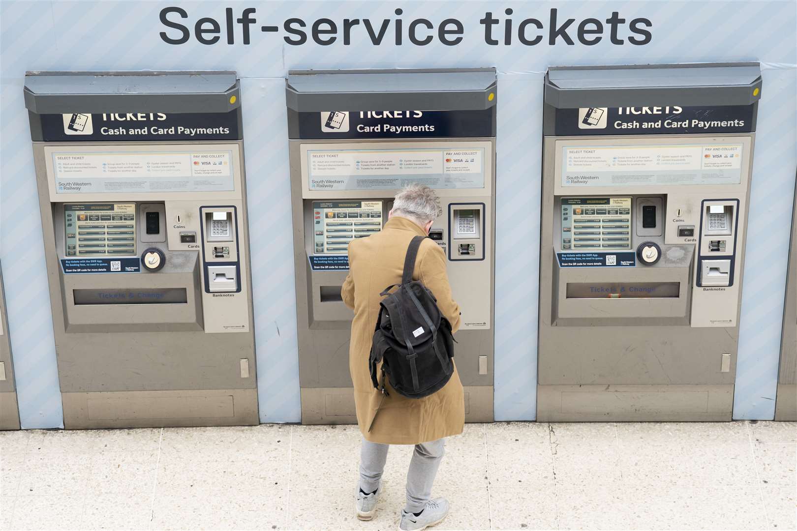 Ticket machines will be upgraded as part of the plan (Kirsty O’Connor/PA)
