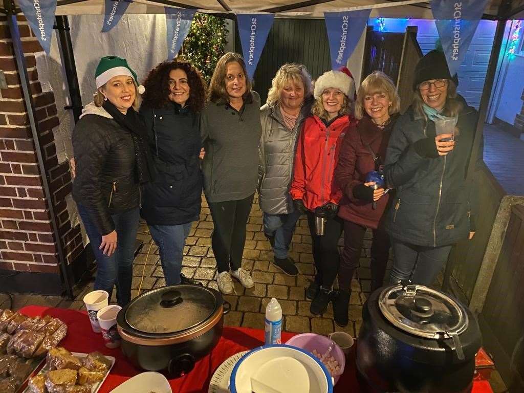 The Kesmire committee of women who have organised a Jubilee street party in Bromley, south London (Athina Hapeshis)