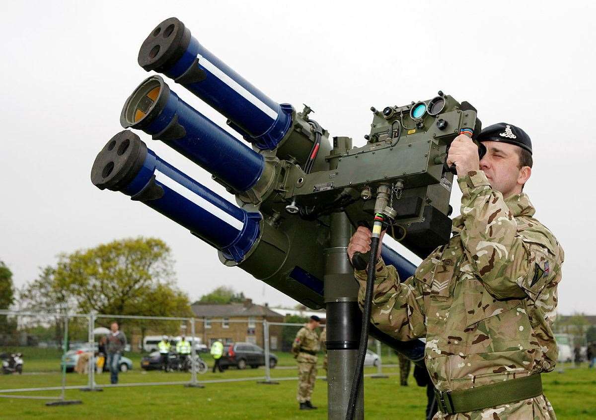 Ukrainian forces have been using Starstreak high-velocity surface-to-air missiles supplied by the UK (Ministry of Defence handout/PA)