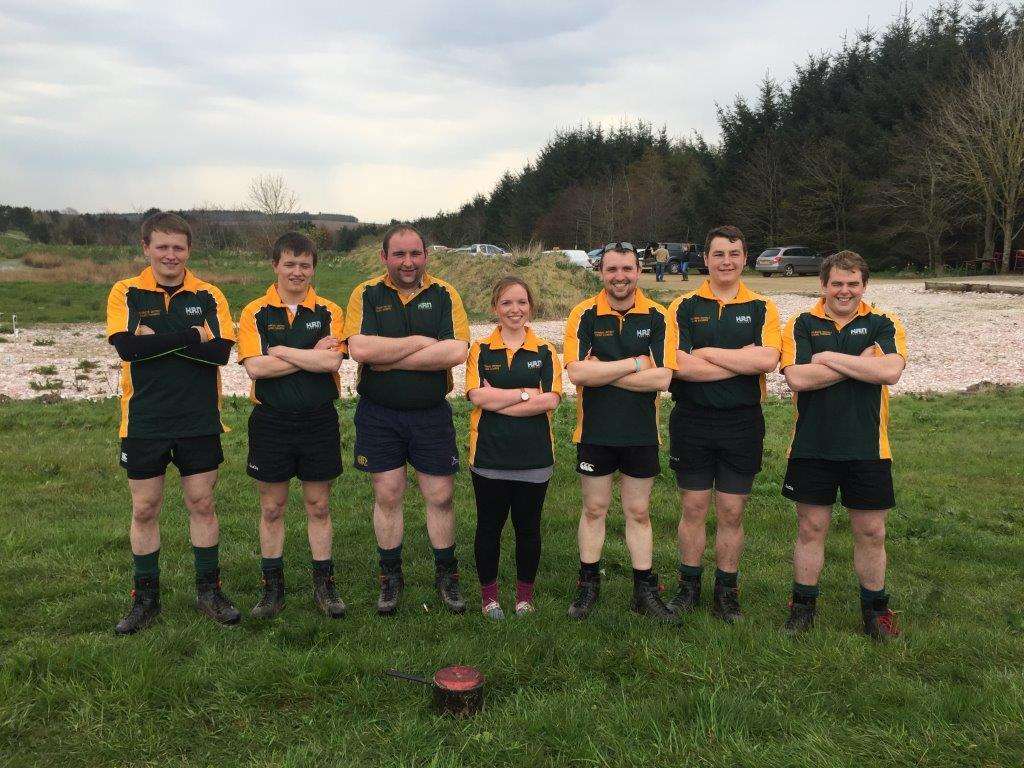 Caithness Tug O’War team members (from left): Douglas Webster, Scott Webster, Michael Gunn, Nicolle Cameron, Mark Mackay, Shaun Gunn and Hamish Coghill.