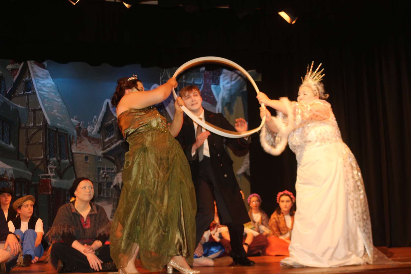 Wick Players panto The Snow Queen. Picture: Eswyl Fell