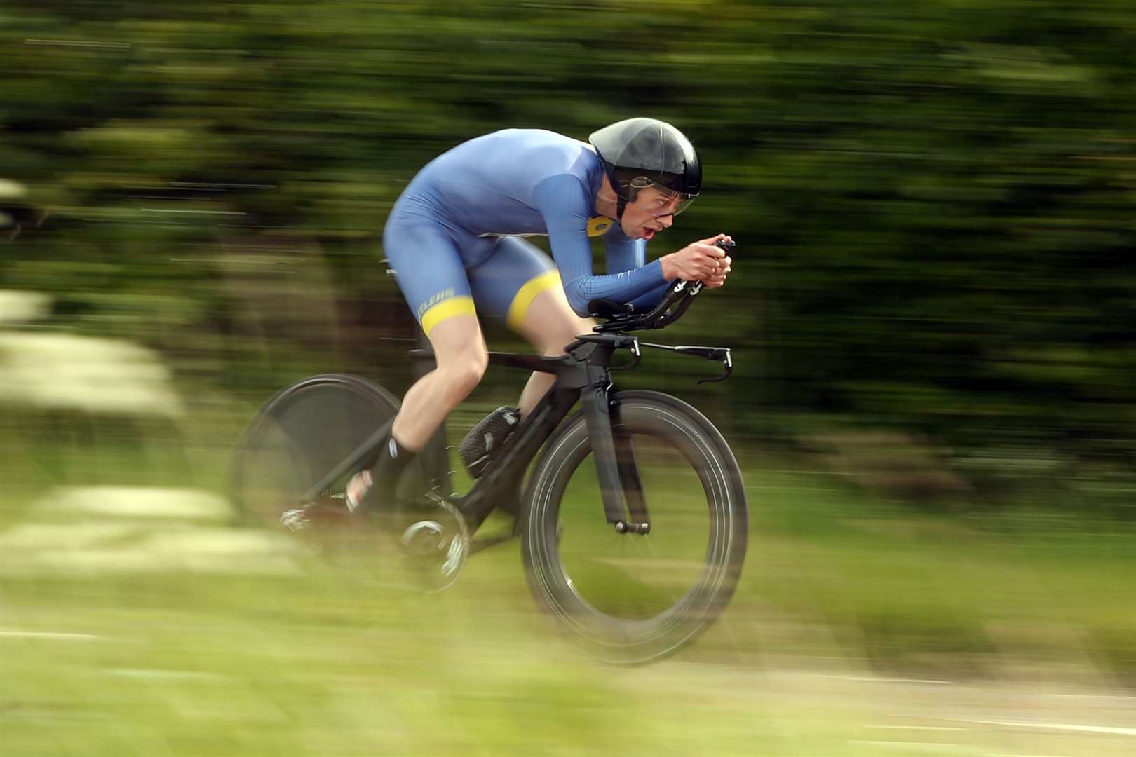 Wick cyclist Stuart Anderson took first place. Picture: James Gunn