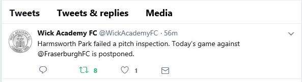 Wick Academy confirmed the news on Twitter.