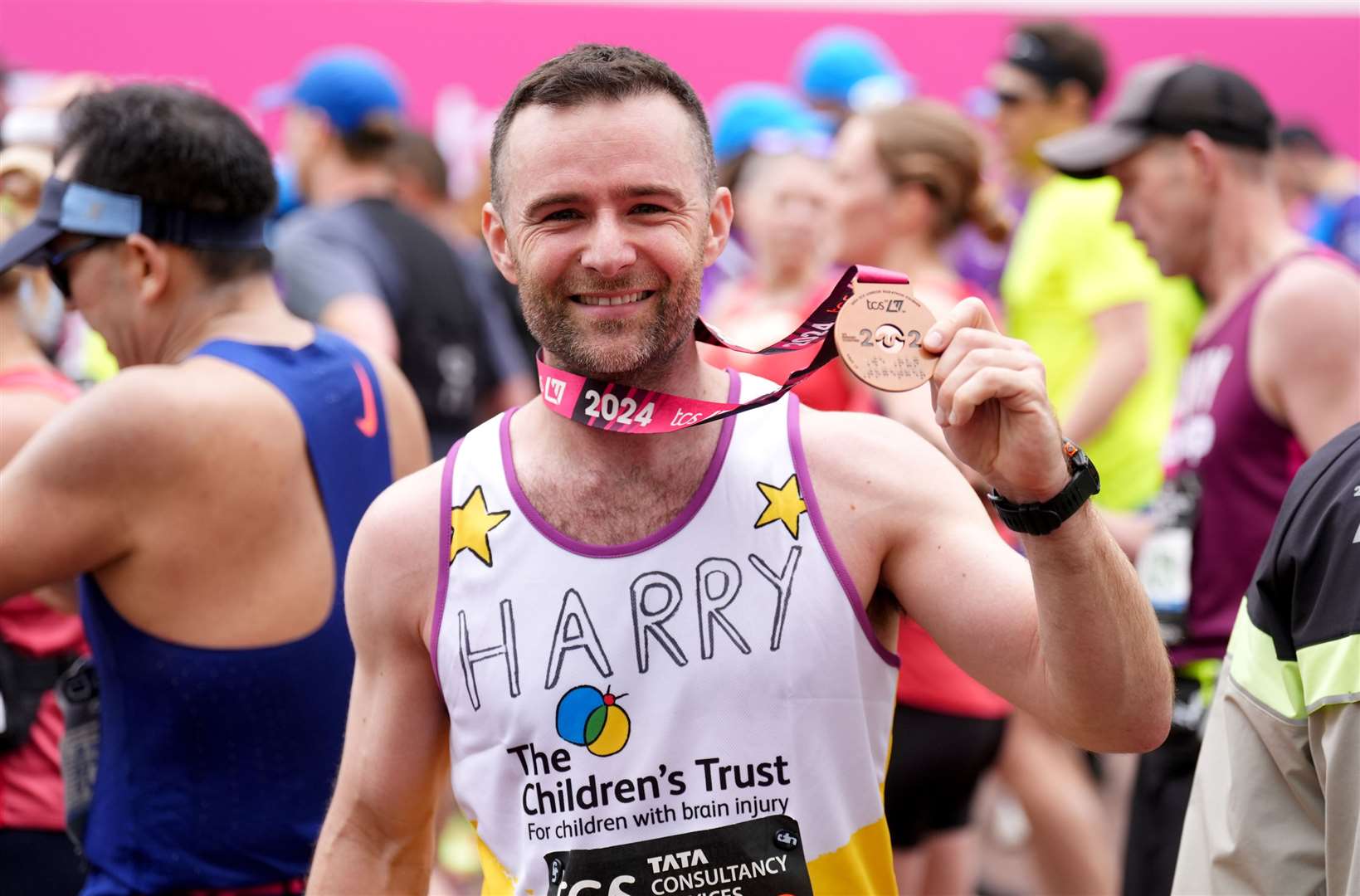 McFly drummer Harry Judd is among the celebrities who will be running on Sunday (John Walton/PA)
