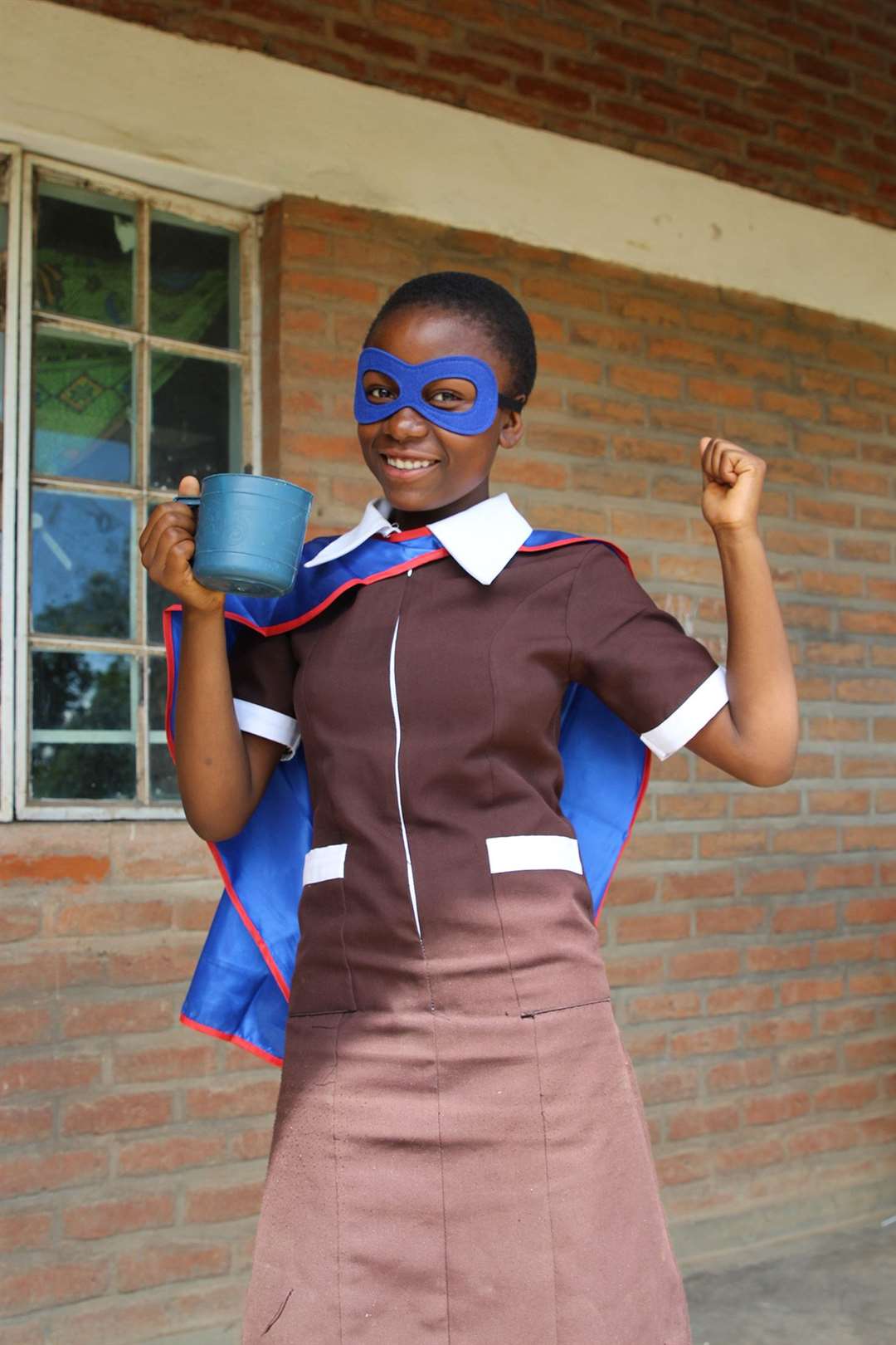 Upile is a Mary’s Meals superhero.