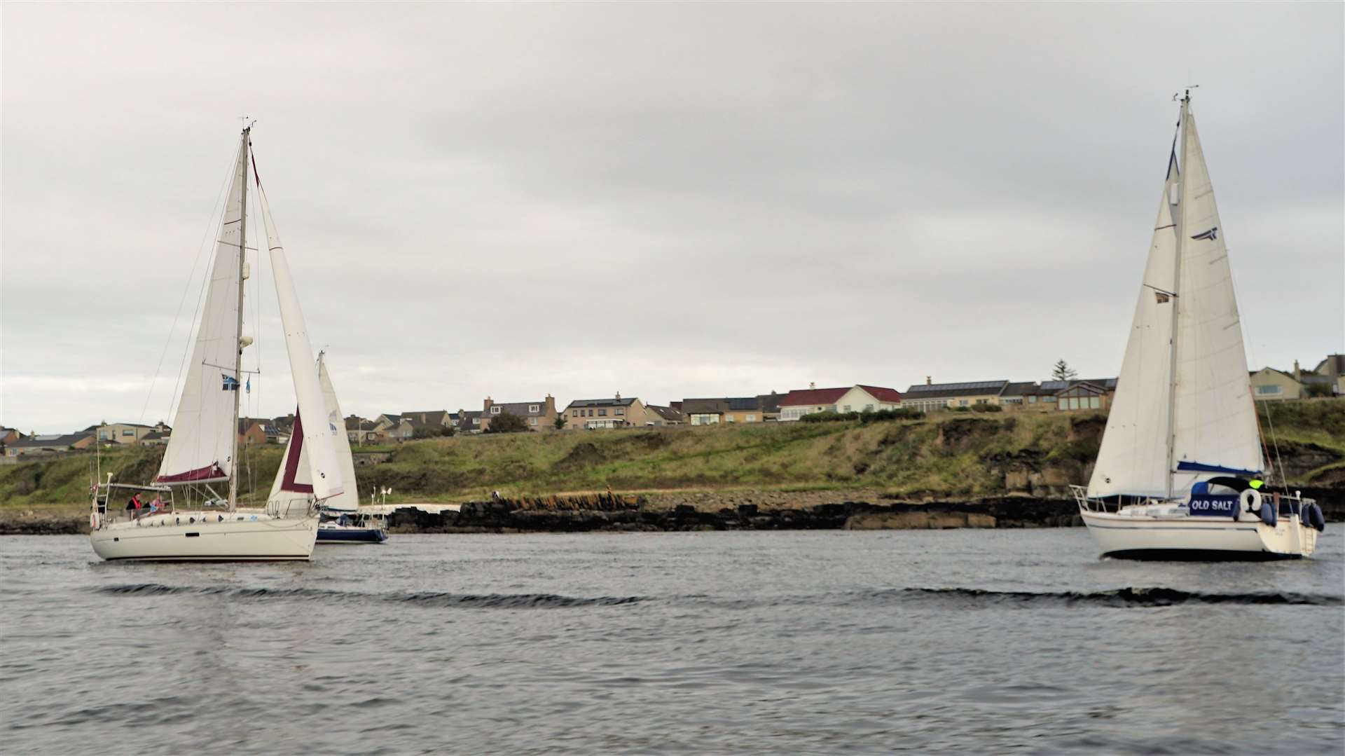 Wick Yachties had a special fun day event and took part in a timed exercise from Wick Bay to Sinclair's Bay and back. Picture: DGS