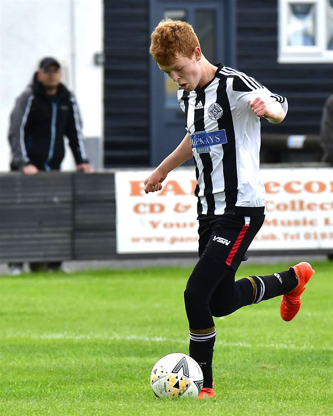 Morgan Kennedy got a hat-trick for Caithness United against Dingwall. Picture: Mel Roger
