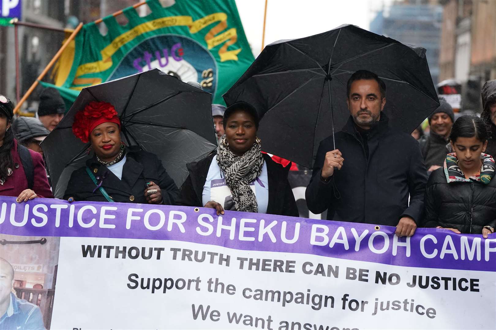 Sheku Bayoh’s family are seeking answers about his death (PA)