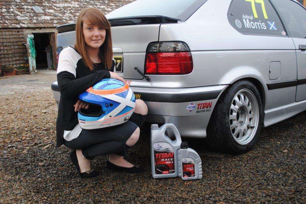 Ashleigh Morris competes in the Scottish BMW Compact Cup.