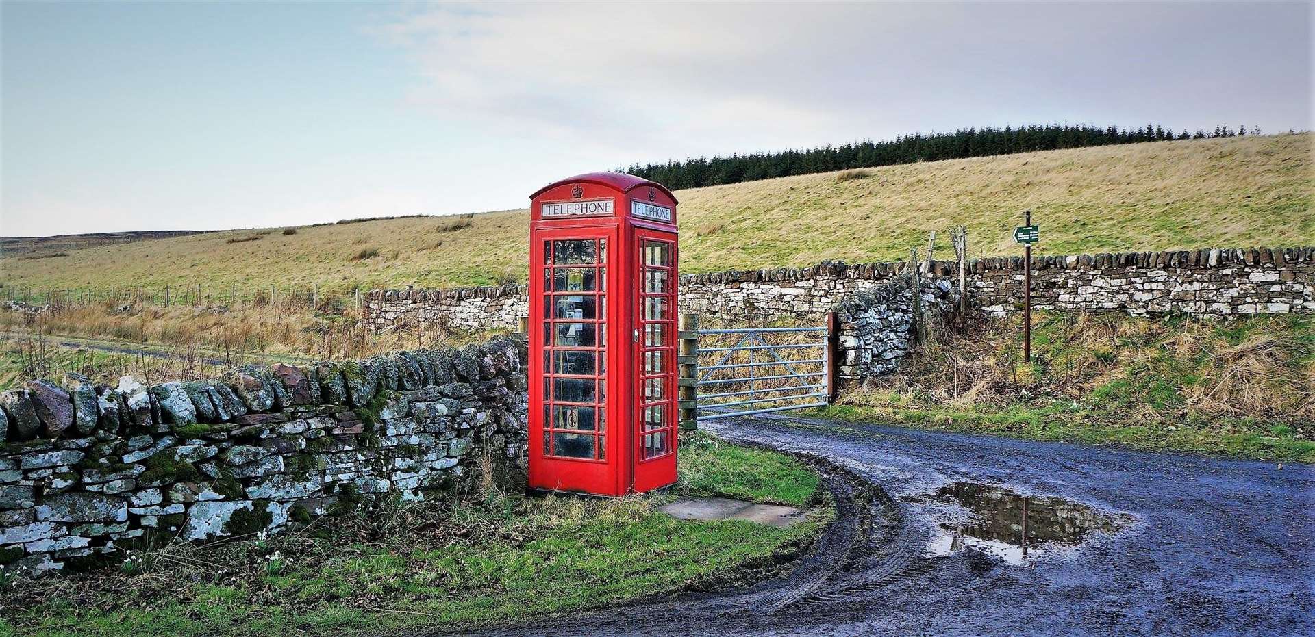This phone box at Braemore is under threat of being removed and can be adopted for just £1. Picture: DGS
