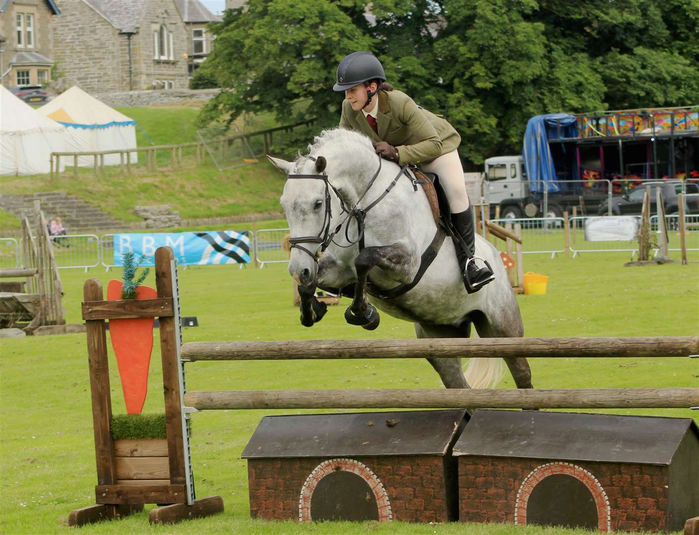 One of the horse events on Friday. Picture: Alan Hendry