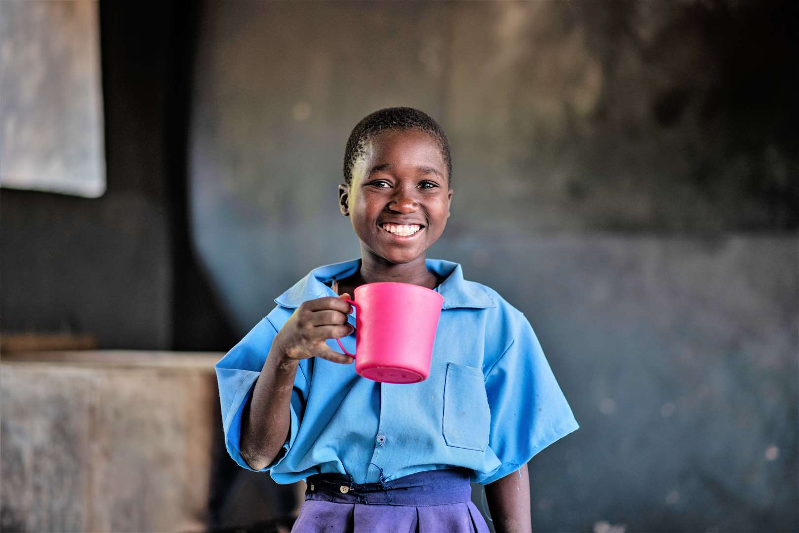 Bertha Zulu (11) at Nyane Primary School in Chipata, Eastern Zambia.