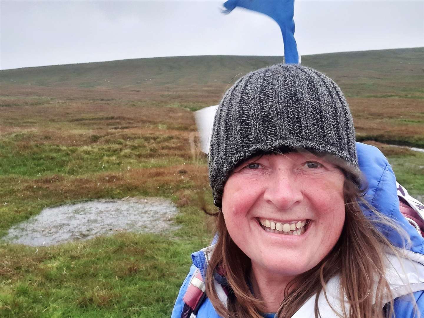 Karen Penny reaches her final destination having walked 10,500 miles and covered the entire UK and Irish coastline.