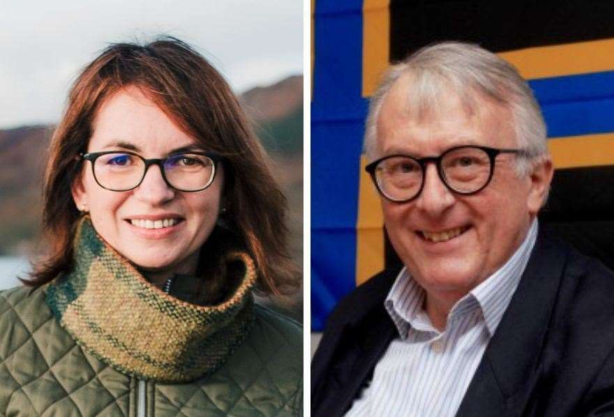 Lucy Beattie and Jamie Stone - the main dividing line is over the issue of nuclear power.
