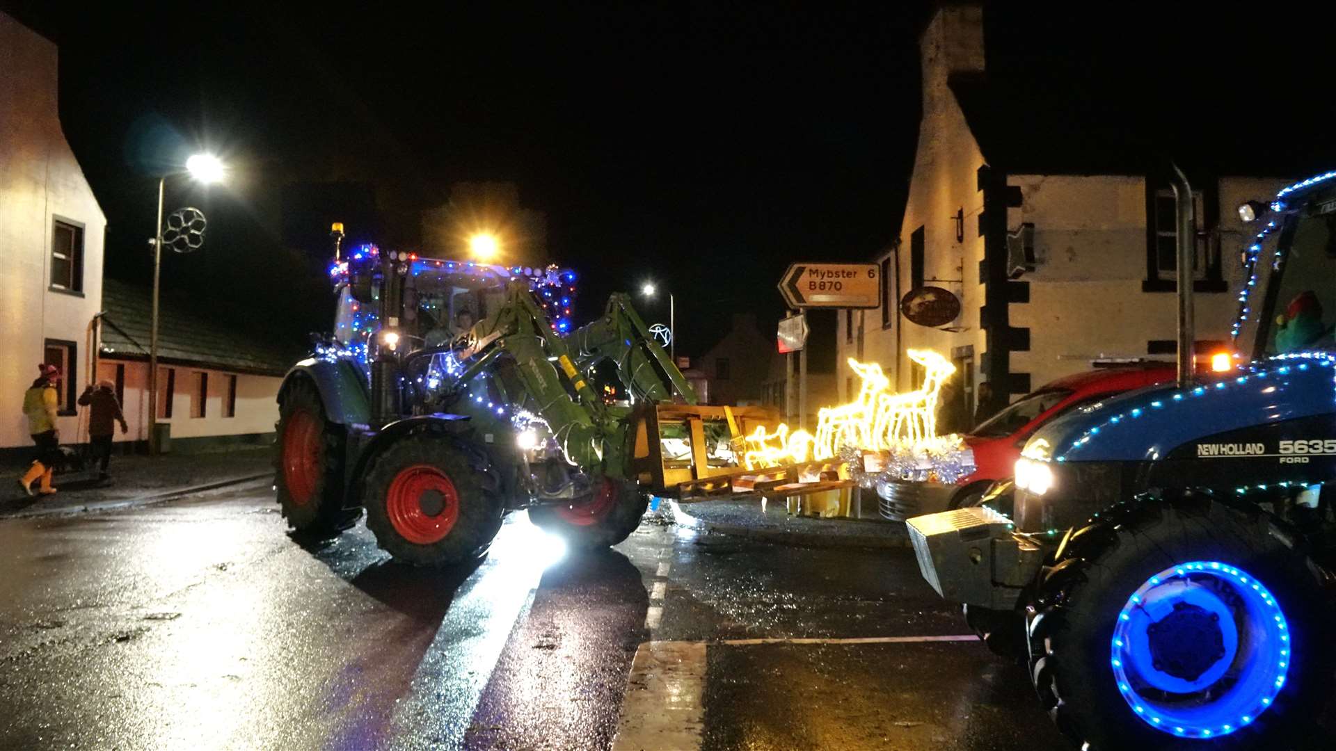 Last but not least was this spectacular tractor complete with reindeer. Picture: DGS