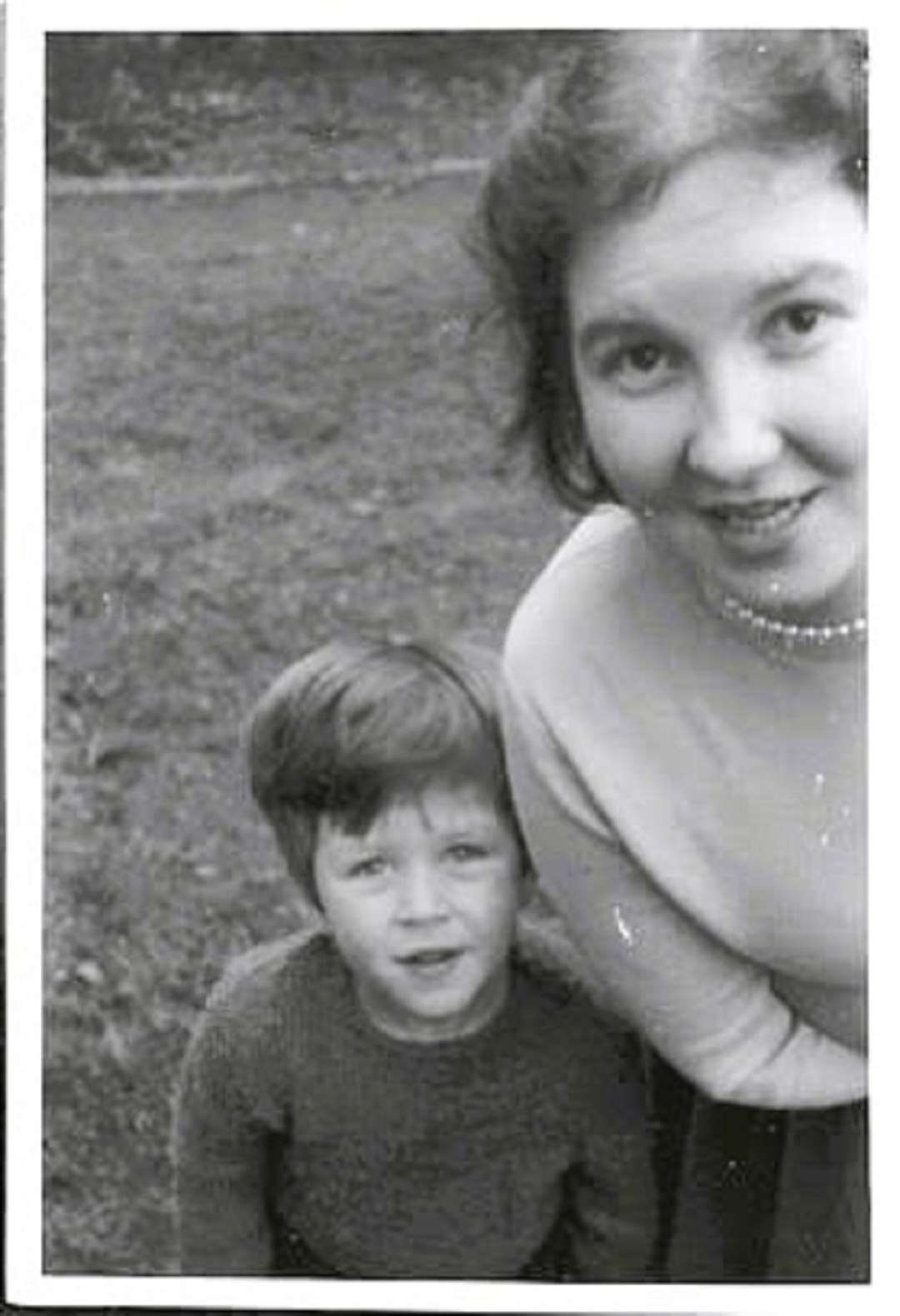 Margaret Clyne with nephew, Colin Gilbert. Colin said she was his favourite aunt.