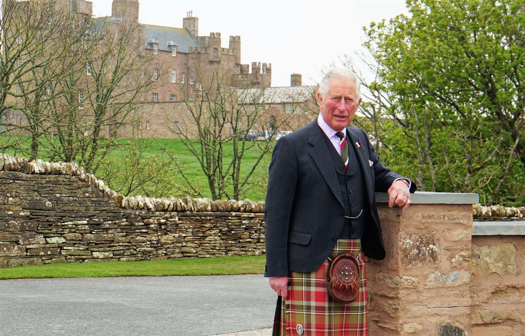King Charles III at the Castle of Mey. Picture: DGS
