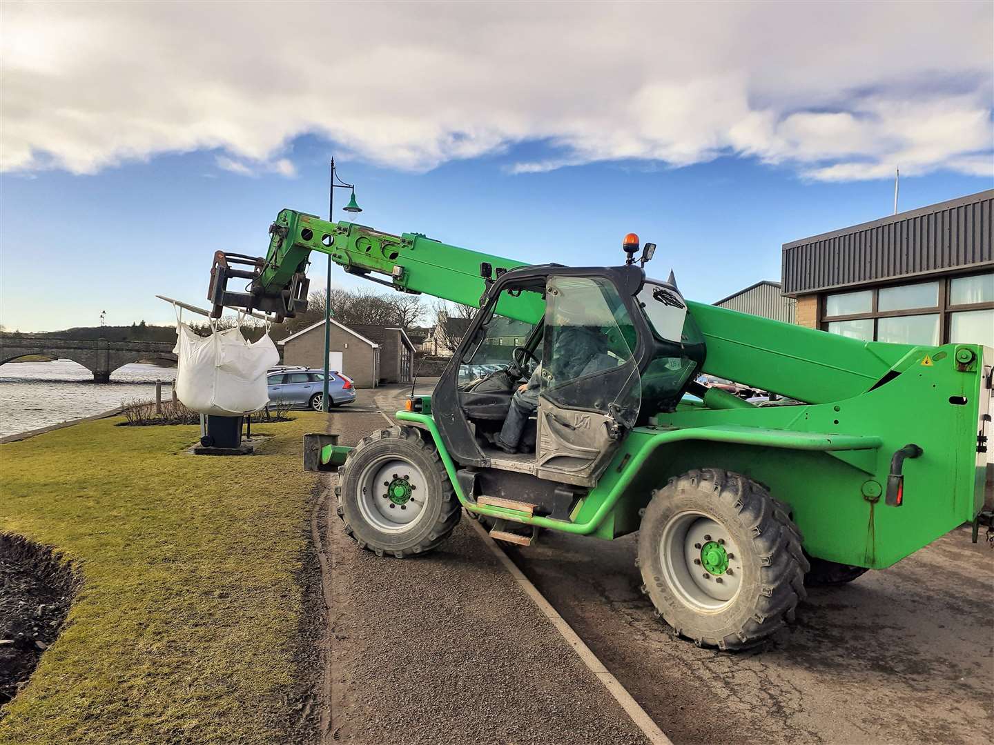 Tons of topsoil were delivered to the different sites where the roses are being planted. Rose beds are situated at Olrig Street and at this area of Riverside Road. Picture: A Glasgow