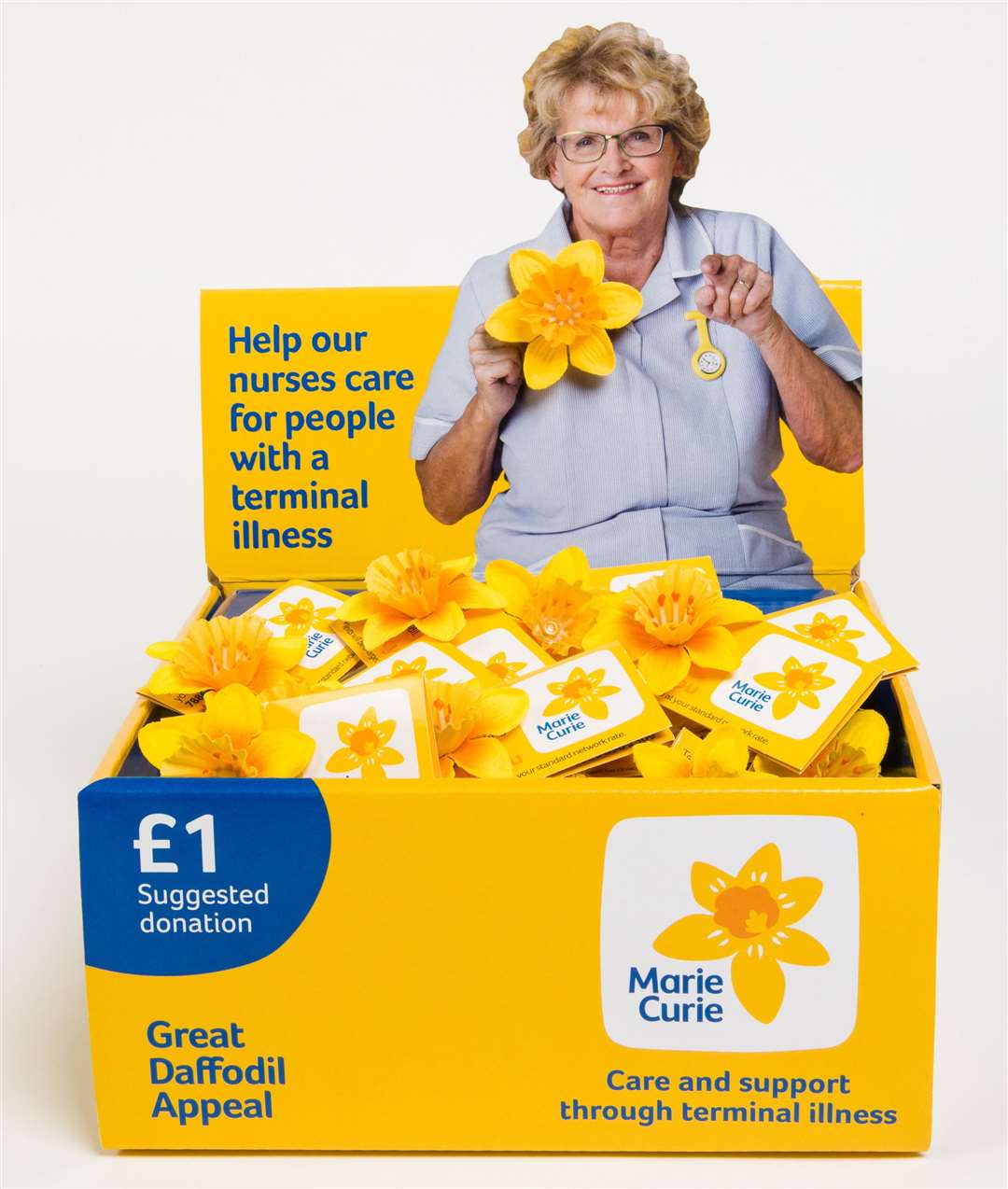 All donations from the Great Daffodil Appeal will ensure that Marie Curie nurses, doctors and hospice staff can continue working on the front line.
