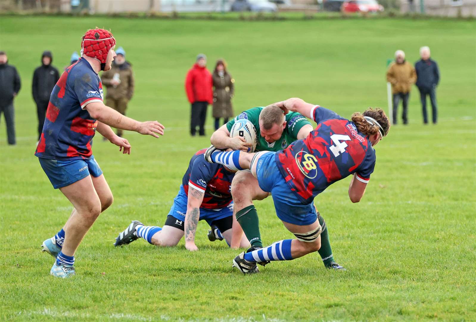 Skipper Cole Wilson was prominent for Caithness with two tries in the victory over Ross Sutherland. Picture: James Gunn