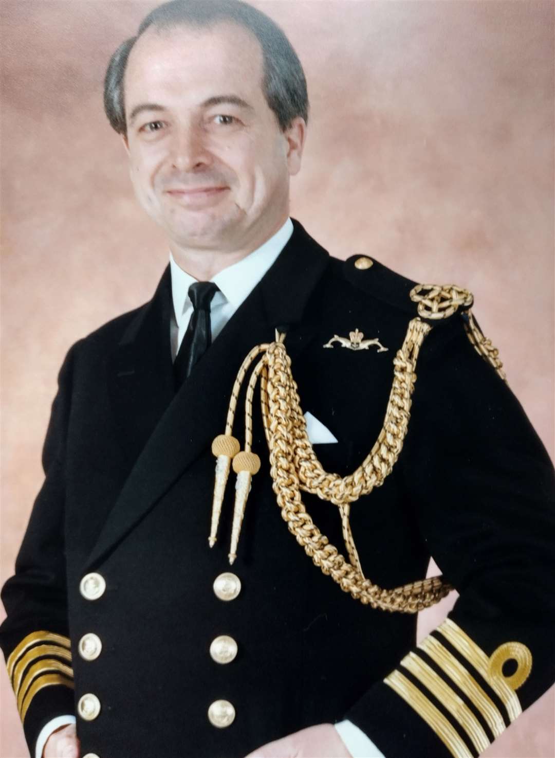 Captain Colin Farley-Sutton in uniform.